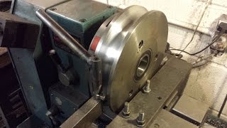 Turning a Tube Bender Die on the Lathe [upl. by Airtemed]