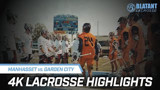 Manhasset vs Garden City 2024 High School Playoff Lacrosse Highlights 4K UHD [upl. by Arlee]