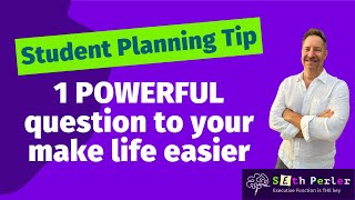 🧠 Student Planning Tip  1 POWERFUL Question to make life easier [upl. by Isolda819]