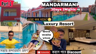 Mandarmani Tour Plan।Best Budget Resort In Mandarmani🔥।Best Luxury Sea Beach Resort।Mandarmani।Day1 [upl. by Melony]