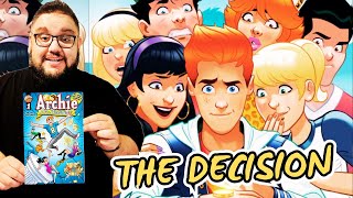 ARCHIE THE DECISION 1  COMIC BOOK REVIEW  Archie Comics  Who will Archie Pick [upl. by Nadaha]