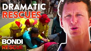 Most DRAMATIC Lifeguard Rescues Bondi Rescue Season 10 [upl. by Anma]