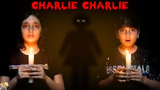 CHARLIE CHARLIE  Funny Horror Story  Horror Comedy Family Challenge  Aayu and Pihu Show [upl. by Yokum]