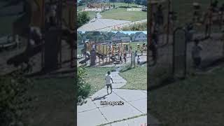 10yearold recklessly drives stolen car through playground [upl. by Nordin284]