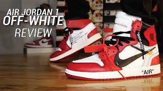 OFF WHITE AIR JORDAN 1 REVIEW Signed By VIRGIL ABLOH [upl. by Springer962]