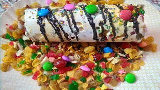 puttu ice cream  puttu ice cream recipe  ice cream puttu  Spicy food world [upl. by Ronna]