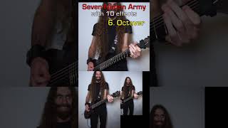 Seven Nation Army with 10 effects whitestripes [upl. by Samuelson6]