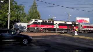 Norwalk Railfanning MetroNorth Danbury Branch September 13 2013 [upl. by Elpmid]