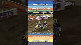 Epic Race Anaheim 2 Supercross 2014 supercross motocross dirtbike [upl. by Belldame]