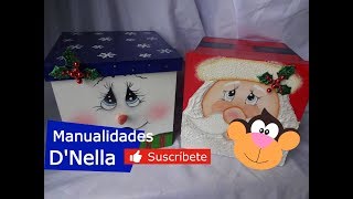 Como Hacer Manualidades Fácilies de Navidad 1 Parte ByquotTaller Nella 2017quot [upl. by Mapes]