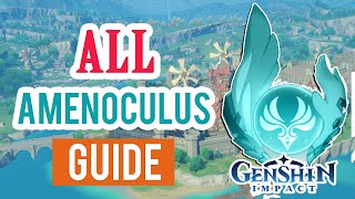 How to GET ALL ANEMOCULUS COMPLETE GUIDE FULL TUTORIAL  Genshin Impact [upl. by Player238]