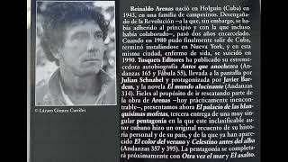 Reinaldo Arenas  El palacio de las blanquísimas mofetas 1 [upl. by Suneya]