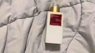 Maison Francis Kurkdjian Baccarat Rouge 540 Body Cream Review Body Cream That Smells Amazing [upl. by Acysej441]