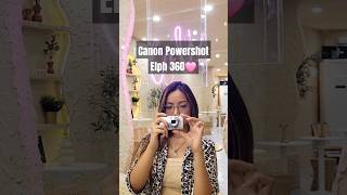 Canon Powershot ELPH 360🩷canonpowershot elph360 digicam digicamph canonixy ixy650 shorts [upl. by Dulcine]