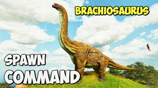 Brachiosaurus ARK Ascended Spawn COMMAND  How To Summon BRACHIOSAURUS Admin Code [upl. by Afirahs873]