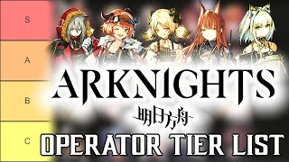 Arknights Character Tier List 2024 [upl. by Nnylatsyrk]