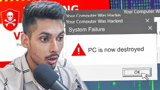 Installing 100 Viruses on My Gaming PC [upl. by Ahsiek]