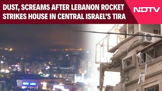 Israel News Today  Dust Screams After Lebanon Rocket Strikes House In Central Israel’s Tira  LIVE [upl. by Orelle]