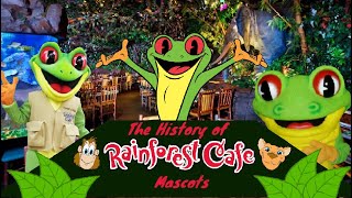 The History Of Rainforest Cafe Mascots [upl. by Aneehsak659]