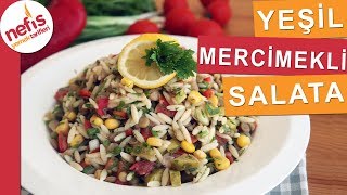 Şehriyeli Yeşil Mercimek Salatası  Çok lezzetli bir salata tavsiye ederiz [upl. by Phedra]