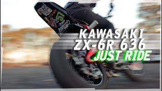 JUST RIDE com ED GARCIA  KAWASAKI ZX6R 636 [upl. by Sterling665]