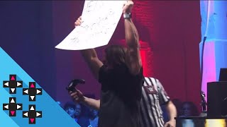 AJ Styles breaks a controller WWE x IGN eSports Showdown [upl. by Virnelli]