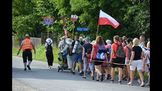 Pielgrzymka Piesza Kielce Radom Sosnowiec Włocławek  Msza Święta Jasna Góra 13082019 [upl. by Cahan]