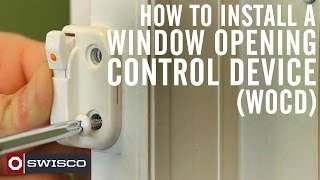 How to install a Window Opening Control Device WOCD kit [upl. by Nelli]