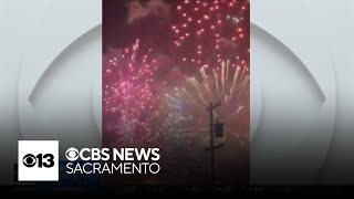 Stockton police investigate massive illegal fireworks show that caused tree fires [upl. by Bartholomeus]