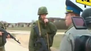 Аэродром Бельбек 040314 Предупредительные выстрелы [upl. by Davidde48]