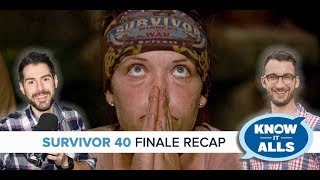 Survivor 40 KnowItAlls  Winners at War FINALE Recap [upl. by Erdnaxela56]