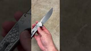 Protech Mordax Stainless Steel Gridlock Texture Knife protechknives knifecommunity [upl. by Eillam]