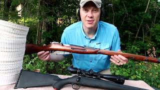 762X54R VS 308 Win  How Many Paper Plates  Mosin VS Ruger American [upl. by Noah62]