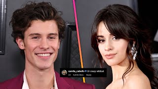 Camila Cabello REACTS to Shawn Mendes Teasing His PostBreakup Music [upl. by Ahtrim]