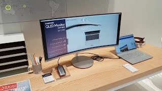 Samsung Thunderbolt 3 Monitöre İlk Bakış  IFA 2018 [upl. by Isyad]