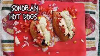 Sonoran Hot Dog Recipe  Vegan Bacon Wrapped Mexican Hotdog [upl. by Heman469]