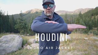 Houdini Mono Air Jacket  80 Less Pilling Fleece [upl. by Filide]