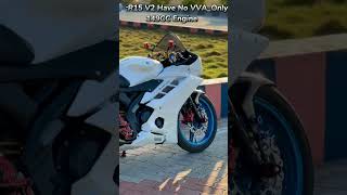 R15 v2 top speed 💀 status trending bikelover topspeed modified exhaust yamaha viral reels [upl. by Wendie465]