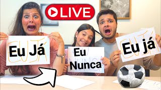 EU JÁ ou EU NUNCA entre PAIS e FILHOS   LIVE [upl. by Macleod]