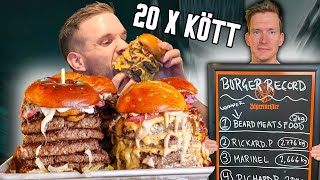 Klarar Anton Sveriges svåraste Burger Challenge [upl. by Eilesor]