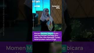 Momen Marissa Haque Bicara Soal Ilmu [upl. by Nerissa]