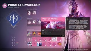 HOW TO GET NEW PRISMATIC FRAGMENT FACET OF JUSTICE  Destiny 2 Final Shape [upl. by Elmo423]