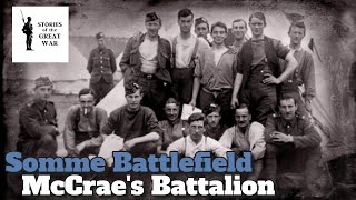 Scottish Footballers at the Somme  McCraes Battalion 16th Royal Scots [upl. by Leuas739]