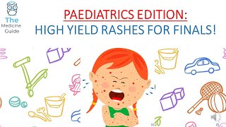 PAEDIATRICS EDITION HIGH YIELD RASHES FOR FINALS [upl. by Nahtam]