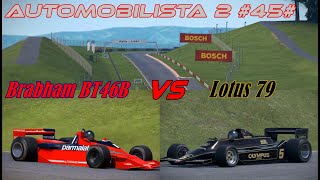 Automobilista 2 45 Lotus 79 vs Brabham BT46B [upl. by Branscum972]