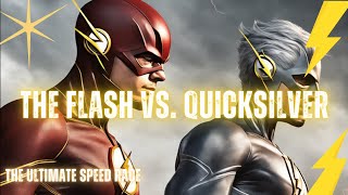 🔥The Flash VS Quicksilver ￼ the ultimate race🔥 marvel dc aistories [upl. by Anirtruc768]