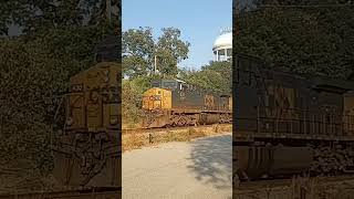 CSXT 430 AC4400CW Leads 499 CW44AH amp 7020 CM44AC NB at Fitzgerald GA 102824 railfan [upl. by Edaw]