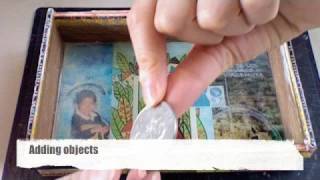 How to use Epoxy Resin on a collage [upl. by Blumenthal]