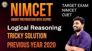 NIMCET Logical Reasoning Special Class NIMCET 2021 Questions Paper [upl. by Ailee]