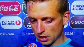 Giaccherini quotSiamo una squadra con i coglioniquot Italia Svezia 1  0 Euro2016 France SKY SPORT [upl. by Hamann]